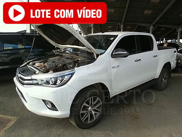 LOTE 011 - Toyota Hilux 2.8 TDI CD SRX 50th 4x4 (Aut) 2020
